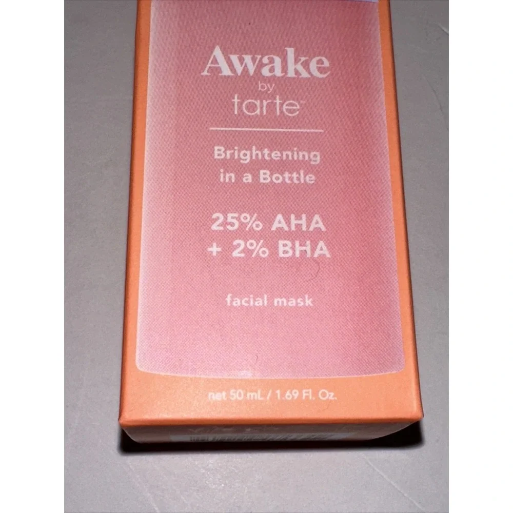 Awake by Tarte Brightening in a Bottle Facial Mask 25%‎ AHA 2% BHA 50ml 1.69oz